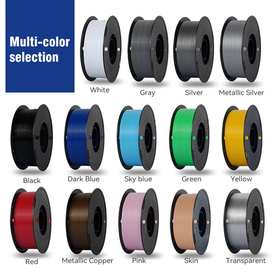 KINGROON PETG PLA 3D-Drucker Filament 1,75mm, 5kg, Multicolour, Hochfestes Kunststoff-Material für FDM 3D-Drucker - Bild 7