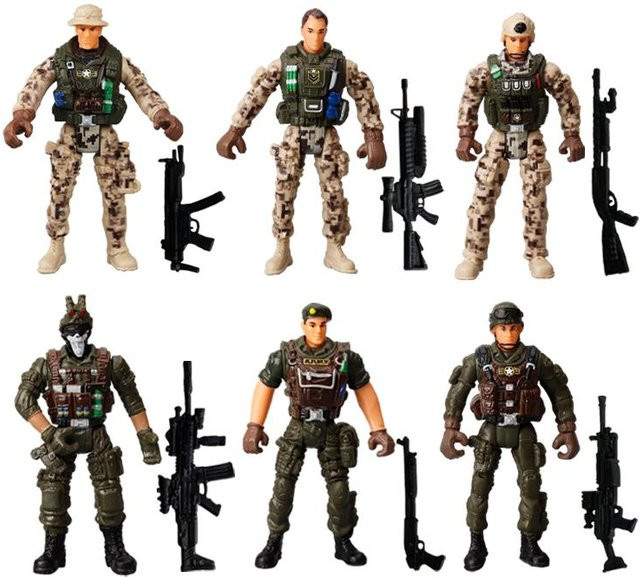 Yiran toy 1 Militär Actionfiguren Spielset 1:18 - Bild 1