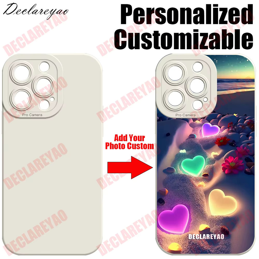 Personalisierte DIY Handyhülle für Xiaomi Poco X2 F2 Pro F3 M3 F4 F5 F7 M4 M7 X3 GT X4 X5 in Beige und Multicolour - Bild 1