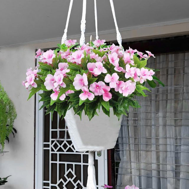 HUALIANQI Seidenbalsam Künstliche Blumen in Pink und Purple für Hochzeiten, Tischdekoration und Heimdekoration - Bild 1