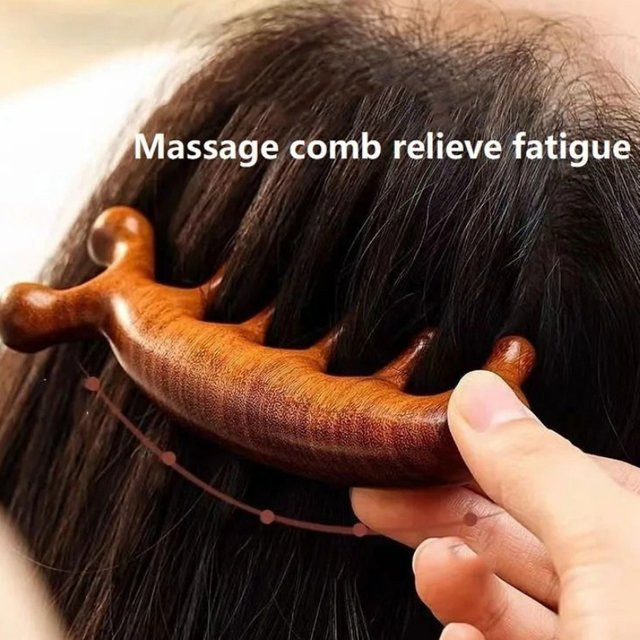 RUZOFO Massagekamm für Kopfhaut und Haare, Öl - Bild 1