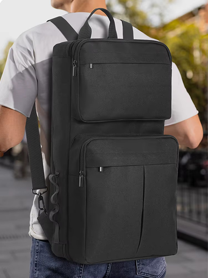 ALLOET DJ Controller Tragetasche in Schwarz als Umhängetasche oder Rucksack für Pioneer DDJ-400, DDJ-FLX4 und Roland DJ-202 DJ Mixer - Bild 5
