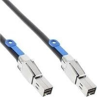 InLine externes Mini SAS HD Kabel SFF-8644 zu SFF-8644, 12Gb/s, schwarz, Länge: 1 m - Bild 1