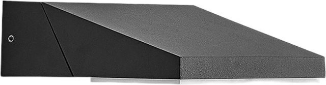 Lucande LED Außenwandleuchte Auda Modern Schwarz aus Aluminium mit warmweißem Licht und IP65 Schutz - Bild 1