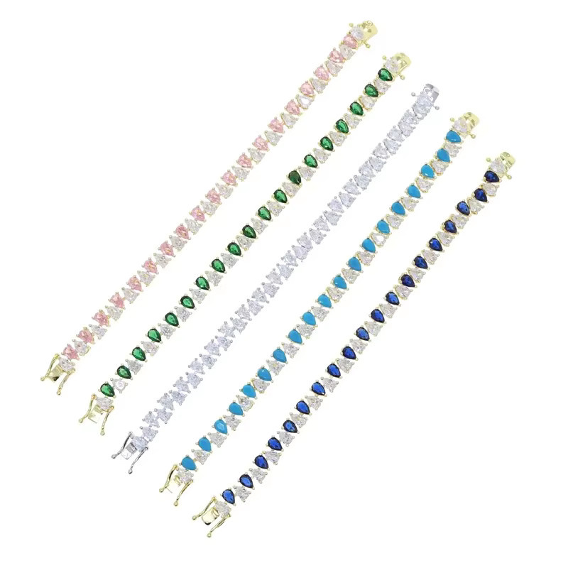 JYZSHINY Armband, Bicolor, Zirkonia, Damen - Bild 4