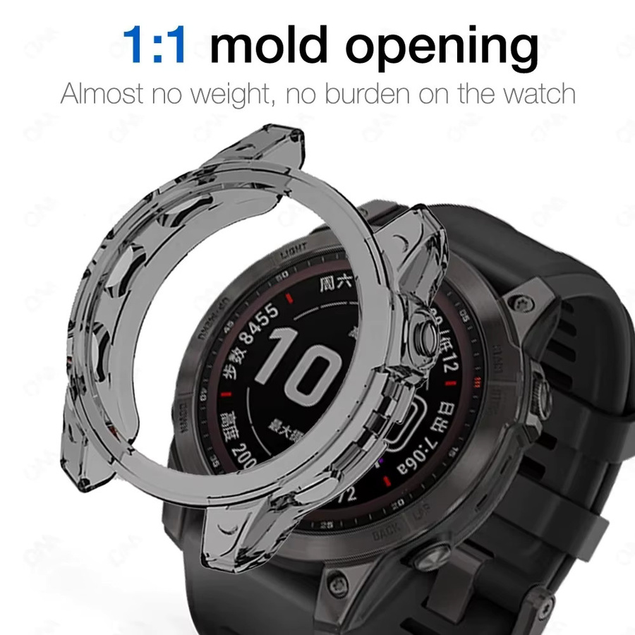 QCTOG Smartwatch Schutzrahmen, Kunststoff, Weiß, Unisex - Bild 3