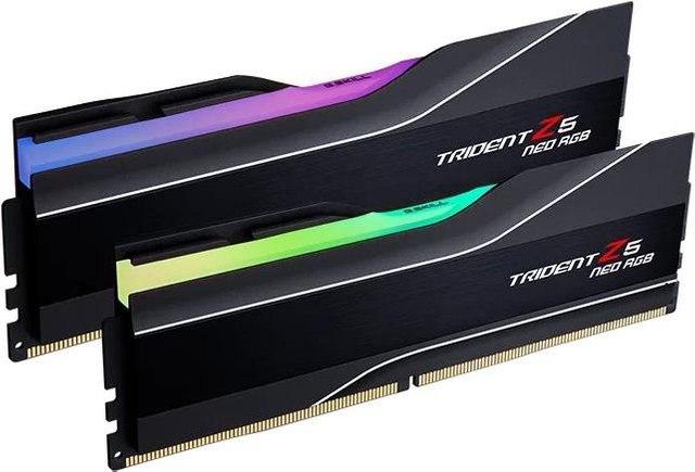 G.Skill Trident Z5 Neo RGB DDR5 RAM Kit, 48 GB, 2 x 24 GB, 6400 MHz, Schwarz, Multicolour - Bild 1