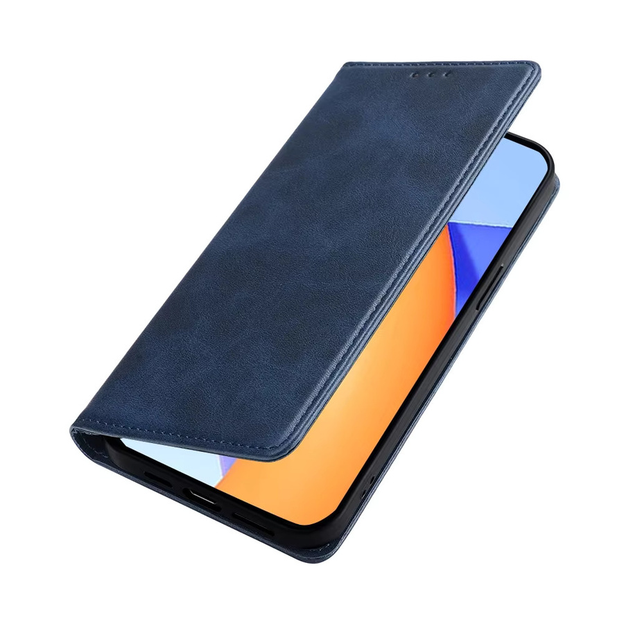 Leder-Brieftasche als Buch-Hülle für Huawei P20 Pro, Huawei P20 und Huawei P10 Lite mit Magnetverschluss und Kartenfächern in Braun oder Blau - Bild 7