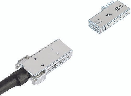 HARTING Federleiste 27211218000 in Beige und Silber mit 2 Reihen - Bild 1