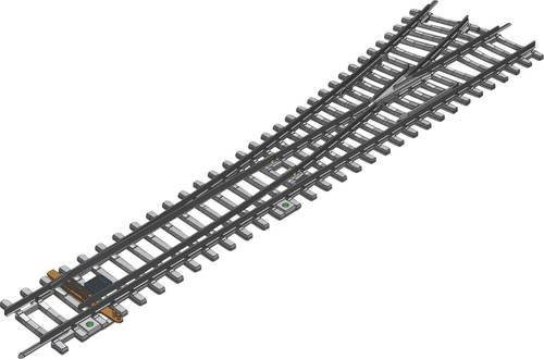 Piko H0 Gleis 55170 Weiche links 239mm - Bild 1