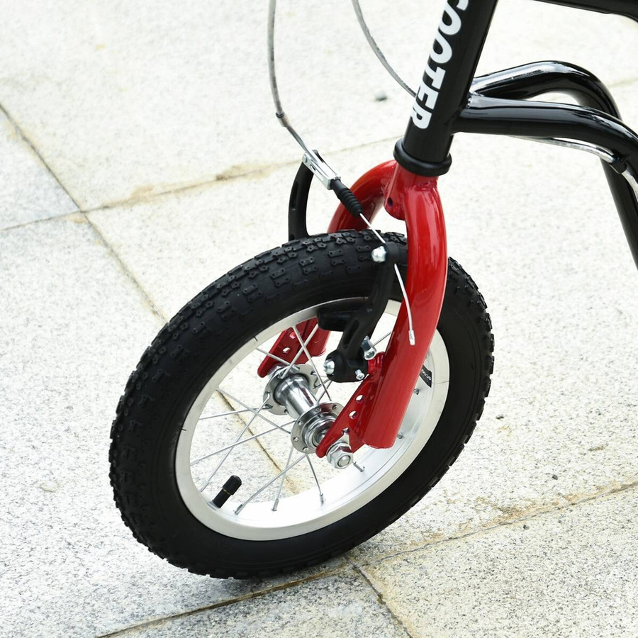 HOMCOM Kinderroller schwarz mit verstellbarem Lenker - Bild 6