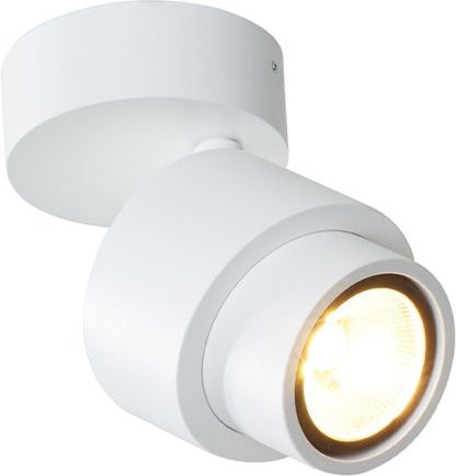 Escale Brush LED-Deckenstrahler 1-flammig in Weiß, dimmbar und verstellbar, warmweiß 2700K - Bild 1