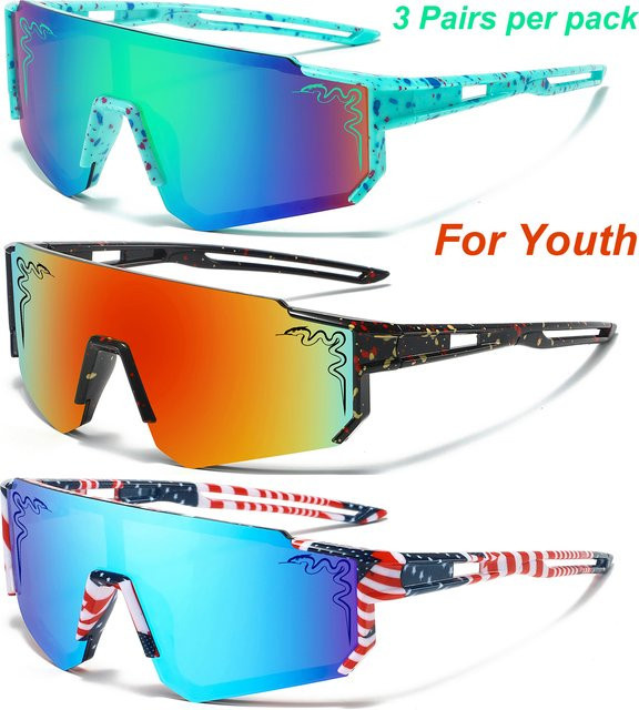 ELAX Kinder-Sonnenbrille, Vollrand, Kunststoff, Multicolour - Bild 1