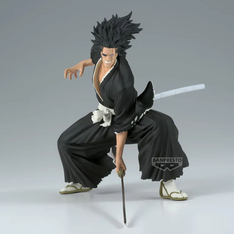 Banpresto Bleach Zaraki Kenpachi Vibration Star Figur in Schwarz aus Kunststoff - Bild 4