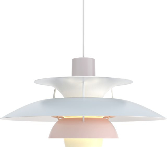 Louis Poulsen PH 5 2022 Pendelleuchte in Weiß und Multicolour aus Metall, dimmbar - Bild 1