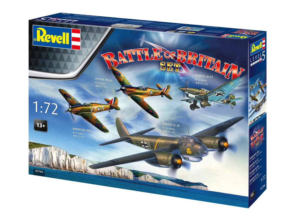 Revell Battle of Britain 85th Anniversary Set, Fahrzeuge, 1:72, ab 14 Jahren - Bild 3