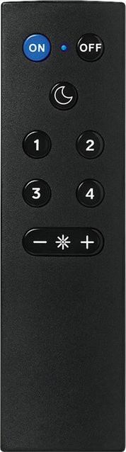 TRIO Wlan-Funkfernbedienung R070-02 schwarz aus Kunststoff B/H/L: 4 x 2 x 14 cm - Bild 1