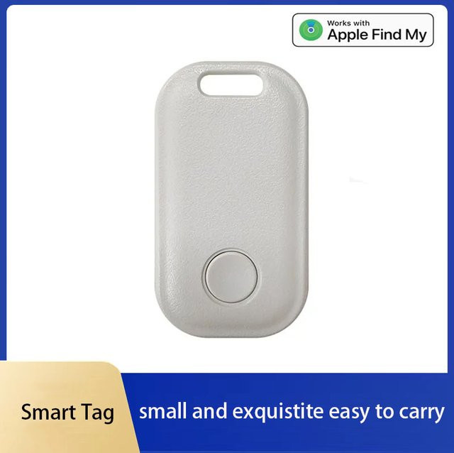 AiYaTo Mini-GPS-Tracker in Weiß mit Bluetooth und iOS Find My App Kompatibilität als Smart Anti-Verlust Schlüsselfinder - Bild 1
