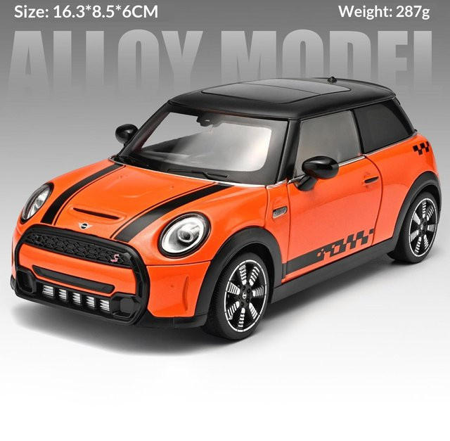 Linyi toy car Mini Cooper S, Modellauto, Metall, 1:24, ab 14 Jahren - Bild 1