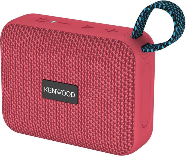 Kenwood AS-60BT berry Bluetooth-Lautsprecher in Pink mit USB-C Anschluss - Bild 1