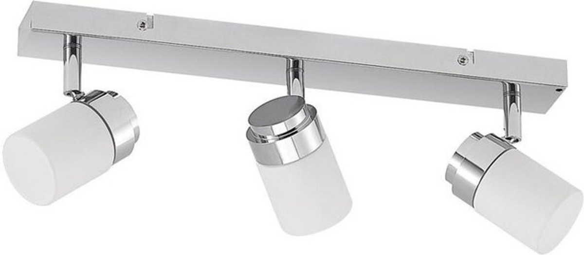 Moderner Deckenspot Strahler alimari von Lindby aus Metall und Glas in Chrom und Weiß - Bild 1