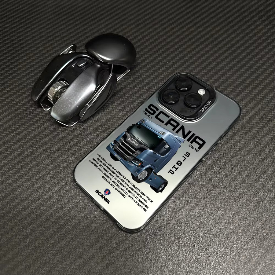 TURCK CAR COOL-S-ScaniaS Handyhülle für iPhone 16 15 14 13 12 11 Plus Pro Max in Mehrfarbig Aurora Laser stoßfeste Schutzhülle - Bild 3