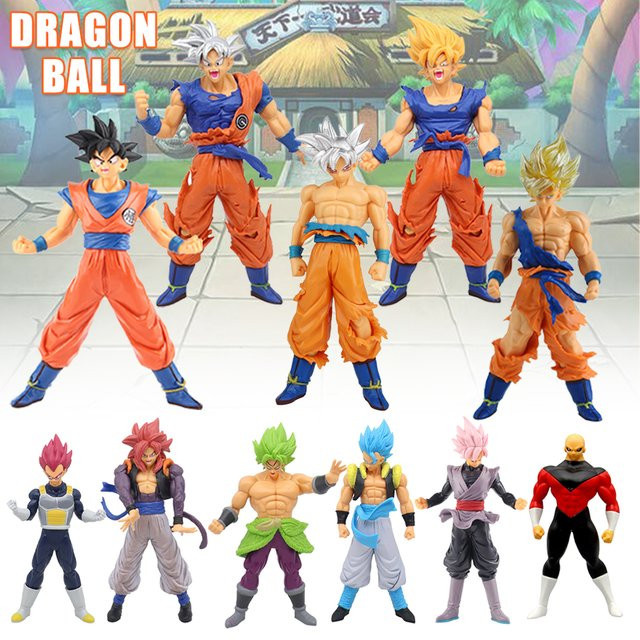Bandai Dragon Ball Z Son Goku Broly Vegeta, Action Figur, 18cm - Bild 1
