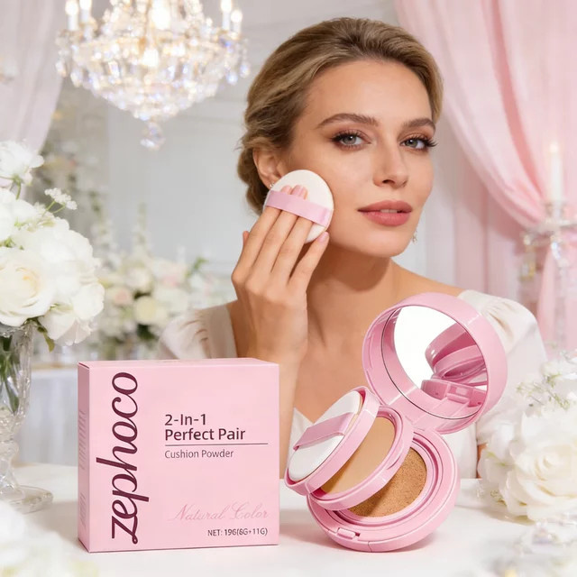 Zephoco Natural 2-in-1 Cushion Compact Foundation - Bild 1