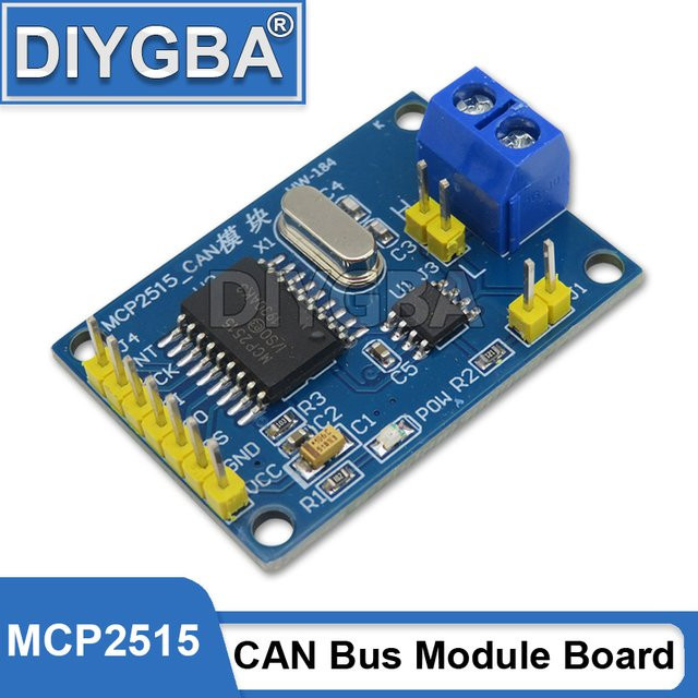 WAVTZT MCP2515 CAN Bus Modul mit TJA1050 Empfänger und SPI für Arduino DIY Kits, Blau - Bild 1