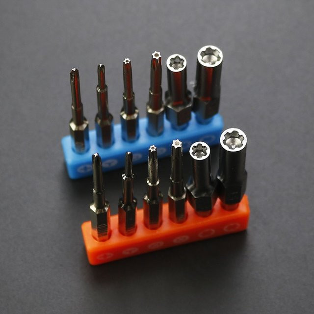 Präzisions-Schraubendreher-Set in Orange für die Reparatur von Nintendo Switch, PSP, 3DS XL und GBA SP - Bild 1