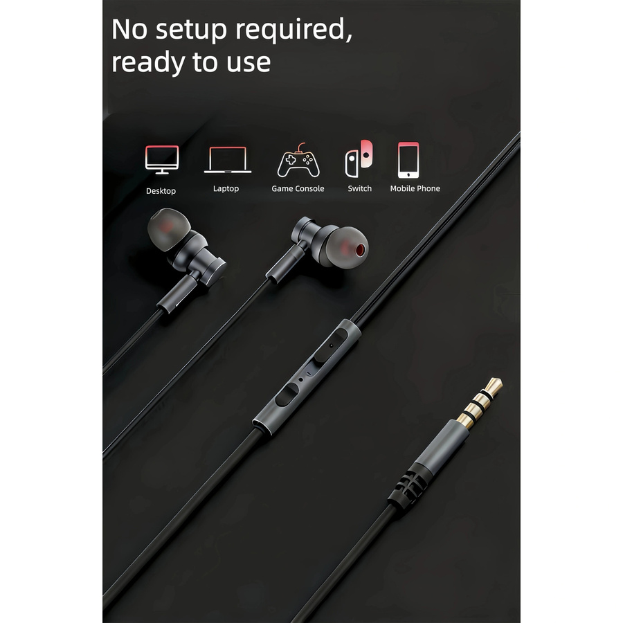 Acer OHW020 In-Ear-Ohrhörer mit HD Bass-Driven Audio und 3,5 mm Klinkenanschluss - Bild 3