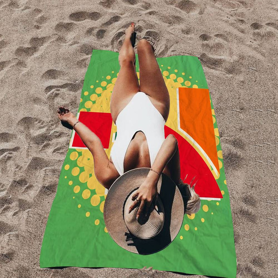 7-E-Eleven-S Mikrofaser Strandtuch mit Anime-Design, schnelltrocknend und saugfähig, Mehrfarbig, 30 x 30 cm - Bild 4