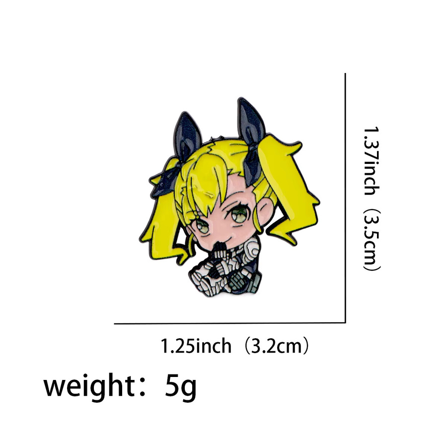 Bandai Brosche Anstecknadel, Legierung, Monster Anime - Bild 3