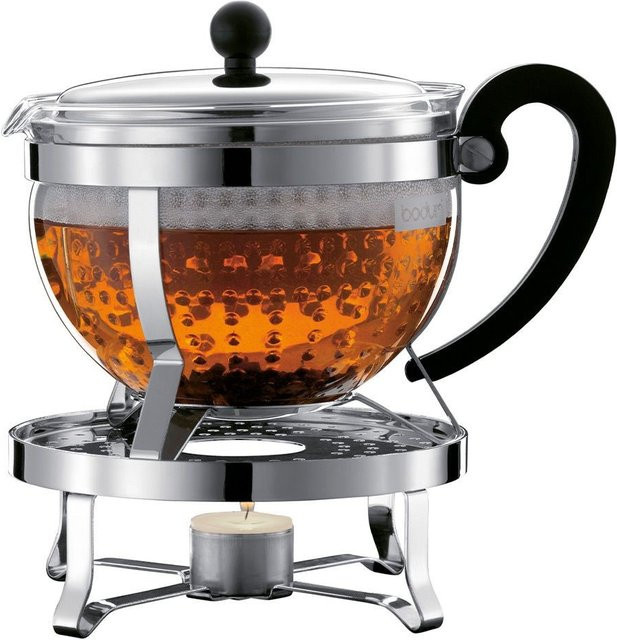 Teebereiter-Set bodum CHAMBORD in Silber und Transparent - Bild 1