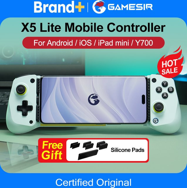 GameSir X5 Lite Mobile Gamepad Controller mit Hall Effect Joysticks für iPhone 16 15 Serie, iPad Mini und Android Tablets - Bild 1