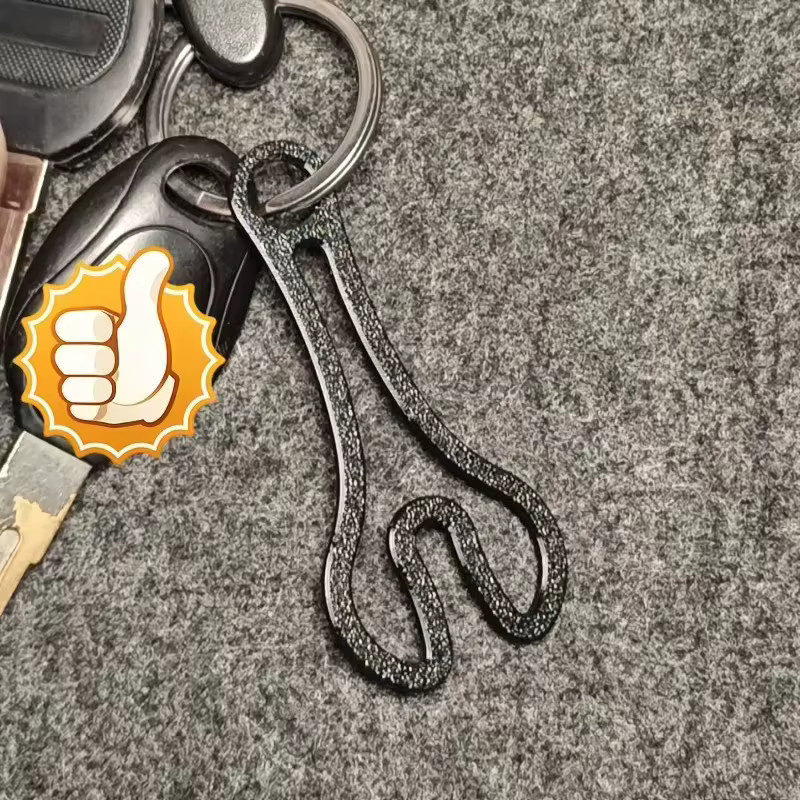 Einkaufswagenchip-Schlüsselanhänger aus Kunststoff als Supermarkt-Trolley-Entriegelungswerkzeug in Schwarz oder Weiß - Bild 3