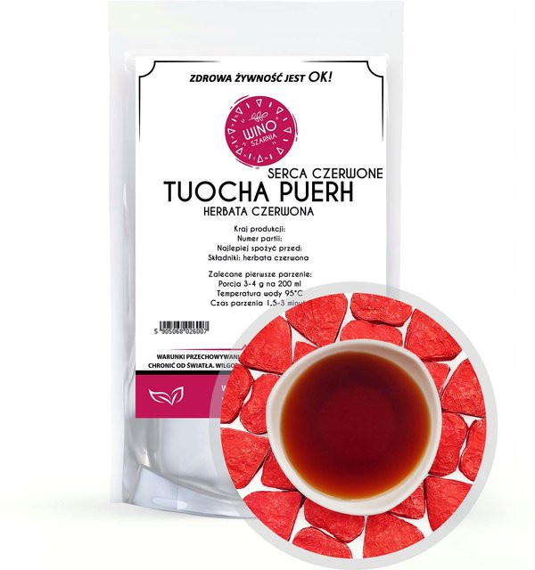 TUOCHA Roter Puerh-Tee, gepresst, lose, 50 g - Bild 1