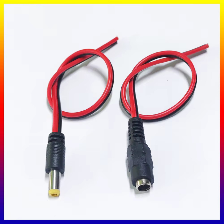 10er Set DC-Stromkabel Stecker-Buchse 12V für CCTV-Kamera Anschluss und Verlängerung von SNQP - Bild 2