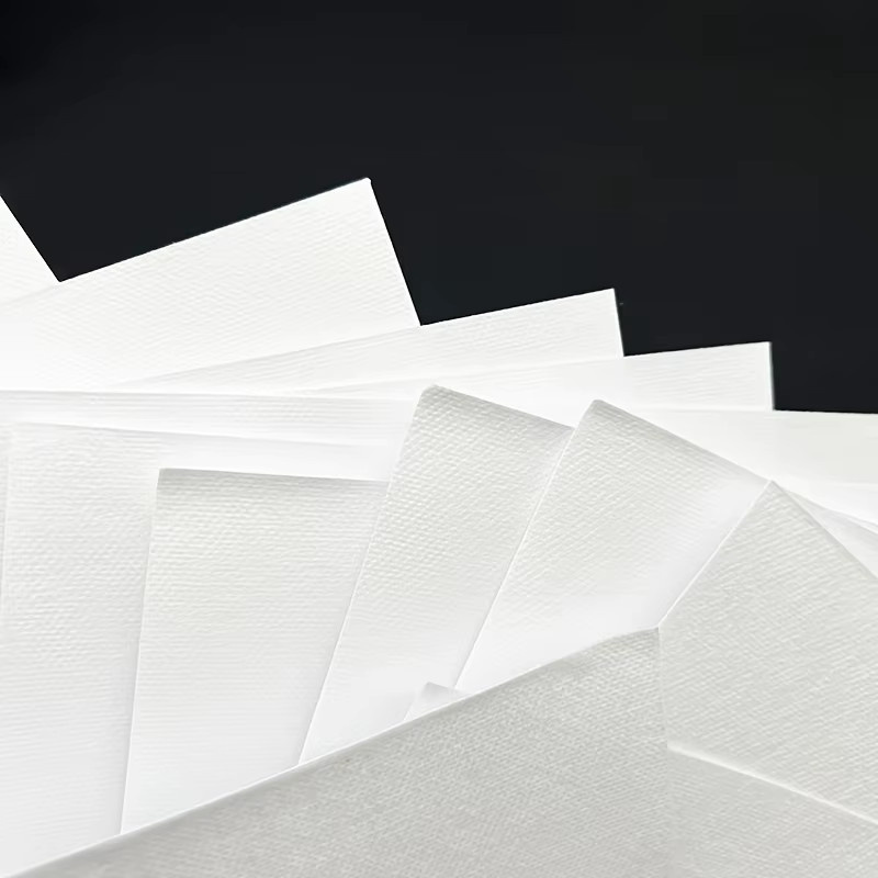 30 Blatt wasserlösliches selbstklebendes Stickstabilisator-Papier in A4, weiß - Bild 3