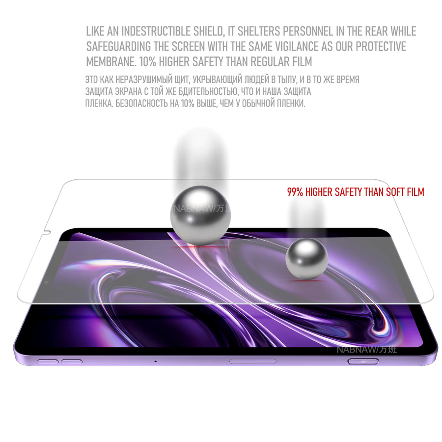 Xiaomi Redmi K Pad Gen2 Displayschutz aus gehärtetem Glas, 2er-Pack, transparent, 8,8 Zoll, 9H HD mit Ölabriebbeschichtung - Bild 3