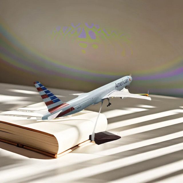 ZOCO American Airlines Modellflugzeug aus Harz im Maßstab 1:157 mit 47 cm Länge - Bild 1