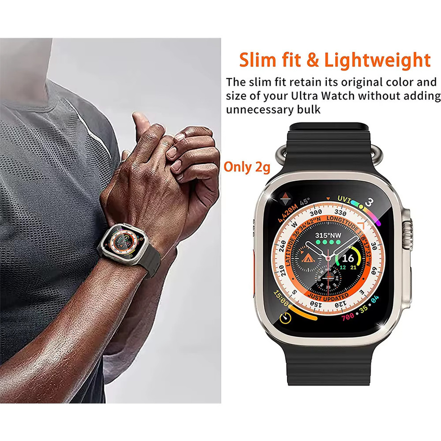 samusak Displayschutzfolie für Apple Watch Ultra 2 49mm, Glas - Bild 5