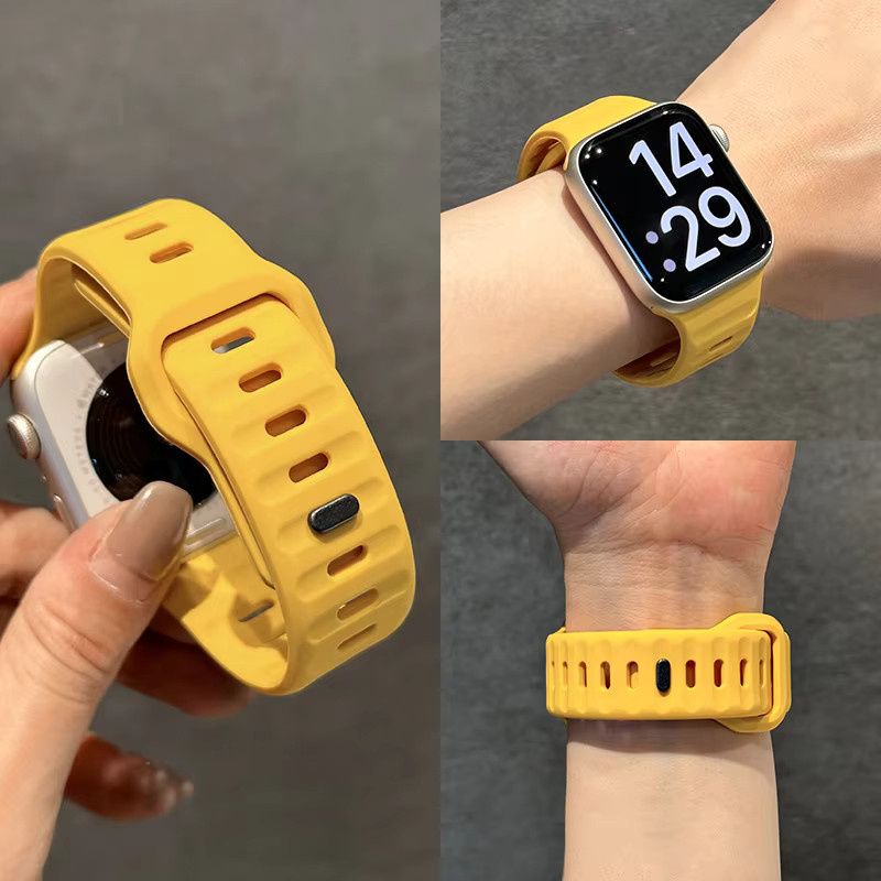 Sport-Silikonarmband, Silikon, Unisex - Bild 3