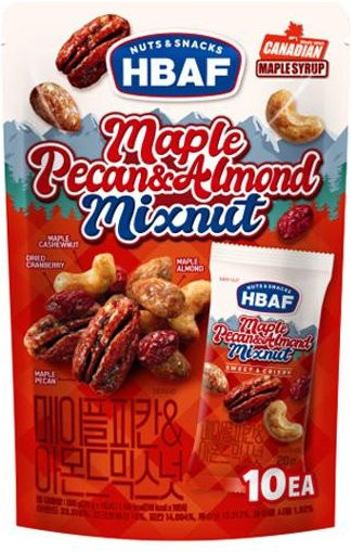 HBAF Ahorn-Erdnuss-Mandel-Mixnut 10 x 20 g - Bild 1