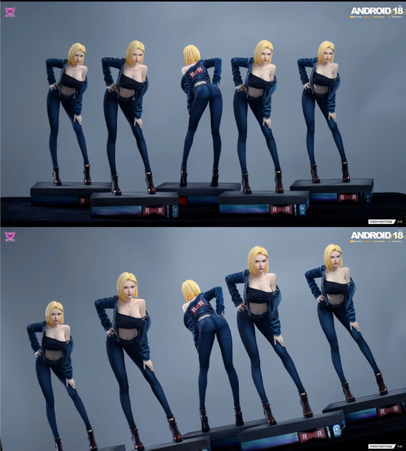 Bandai Dragon Ball Z Android 18 Actionfigur, Kunstharz, Bunt - Bild 1