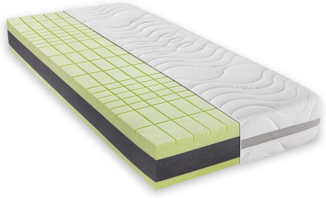 Concord Select Dura Plus Wendematratze in Weiß mit Comfort Foam, H4/H5, B/T/H: 90 x 200 x 24 cm - Bild 1