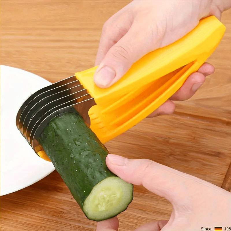 Ambiel Charm Bananenschneider und Obstschneider in Gelb für Schinken, Wurst und Salat - Bild 4