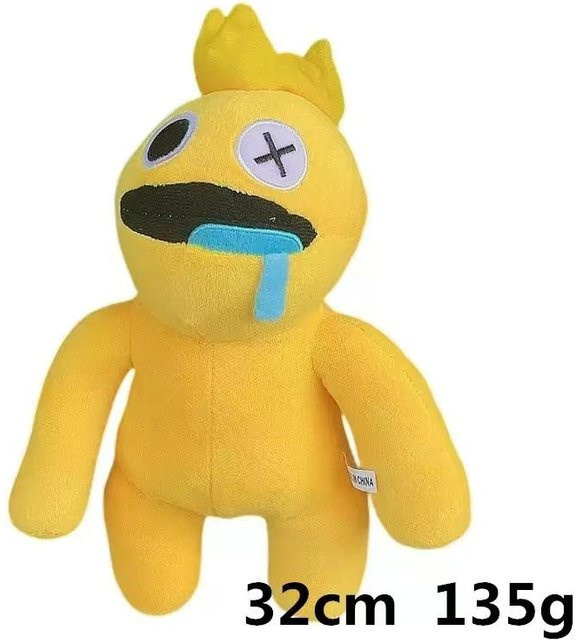 Roblox Rainbow Friends Kleines Blaues Plüschtier Puppe, Blau, Gelb - Bild 1