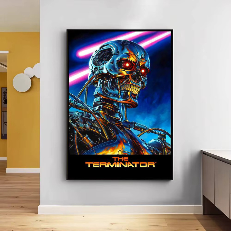 Terminator Klassisches Vintage Poster aus Papier in Mehrfarben für dein Zuhause, Bar oder Café - Bild 4