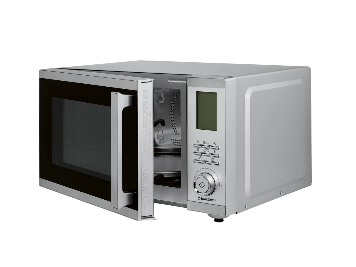 SILVERCREST Mikrowelle Edelstahl 4 in 1 Silber 25L SMWEDS 900 A1 - Bild 3